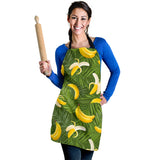 Banana Palm Leaves Pattern Adjustable Apron