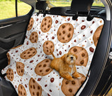 Chocolate Chip Cookie Pattern Dog Car Seat Covers