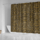 Snake Skin Pattern Shower Curtain Fulfilled In US