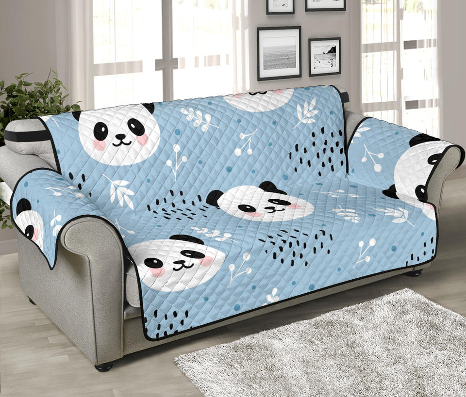 Cute panda pattern Sofa Cover Protector