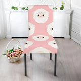 Cute Sheep Pattern Dining Chair Slipcover