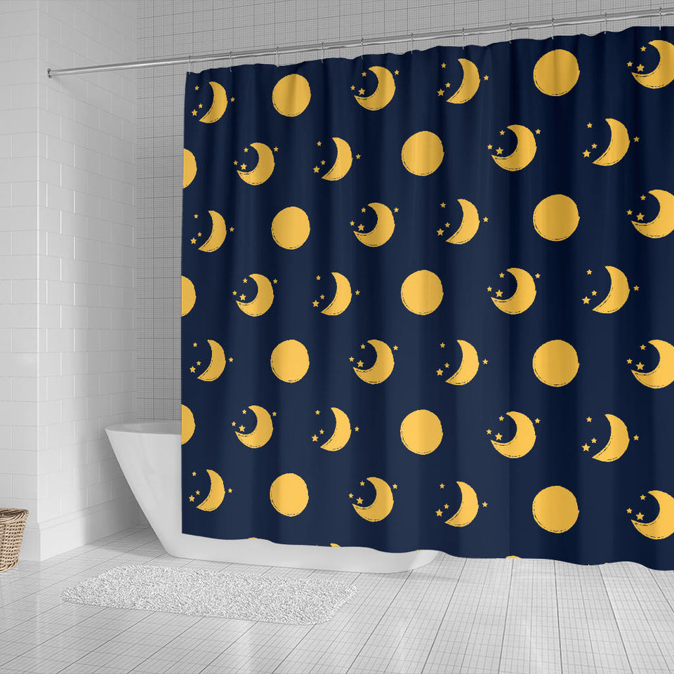 Moon Star Pattern Shower Curtain Fulfilled In US