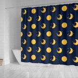 Moon Star Pattern Shower Curtain Fulfilled In US