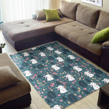 Cute Rabbit Pattern Area Rug