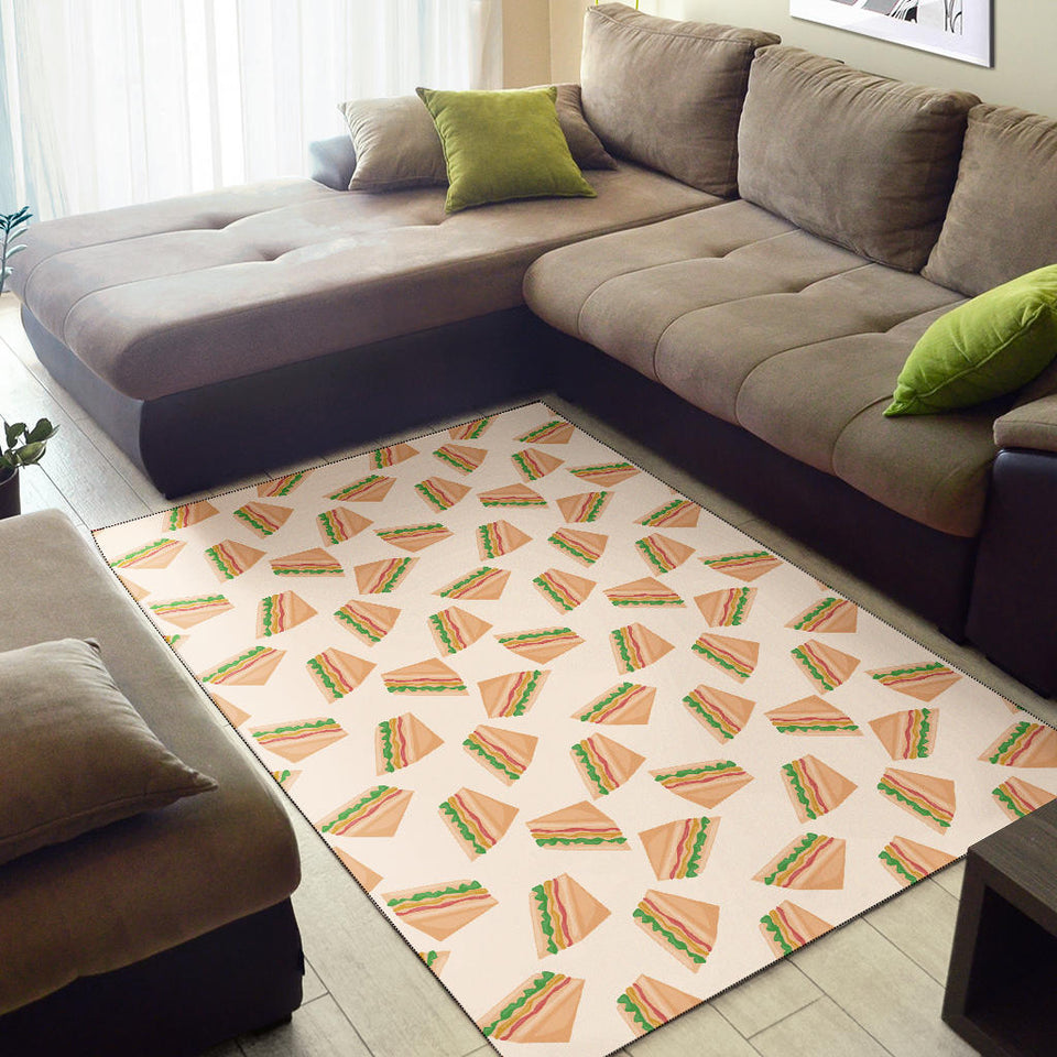 Sandwich Pattern Print Design 01 Area Rug
