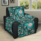 Elephants jungle pattern Recliner Cover Protector