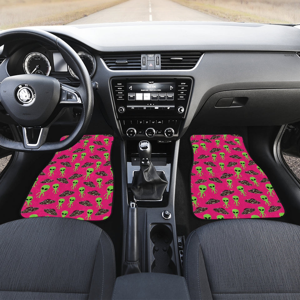 Alien Pattern Print Design 03 Front Car Mats