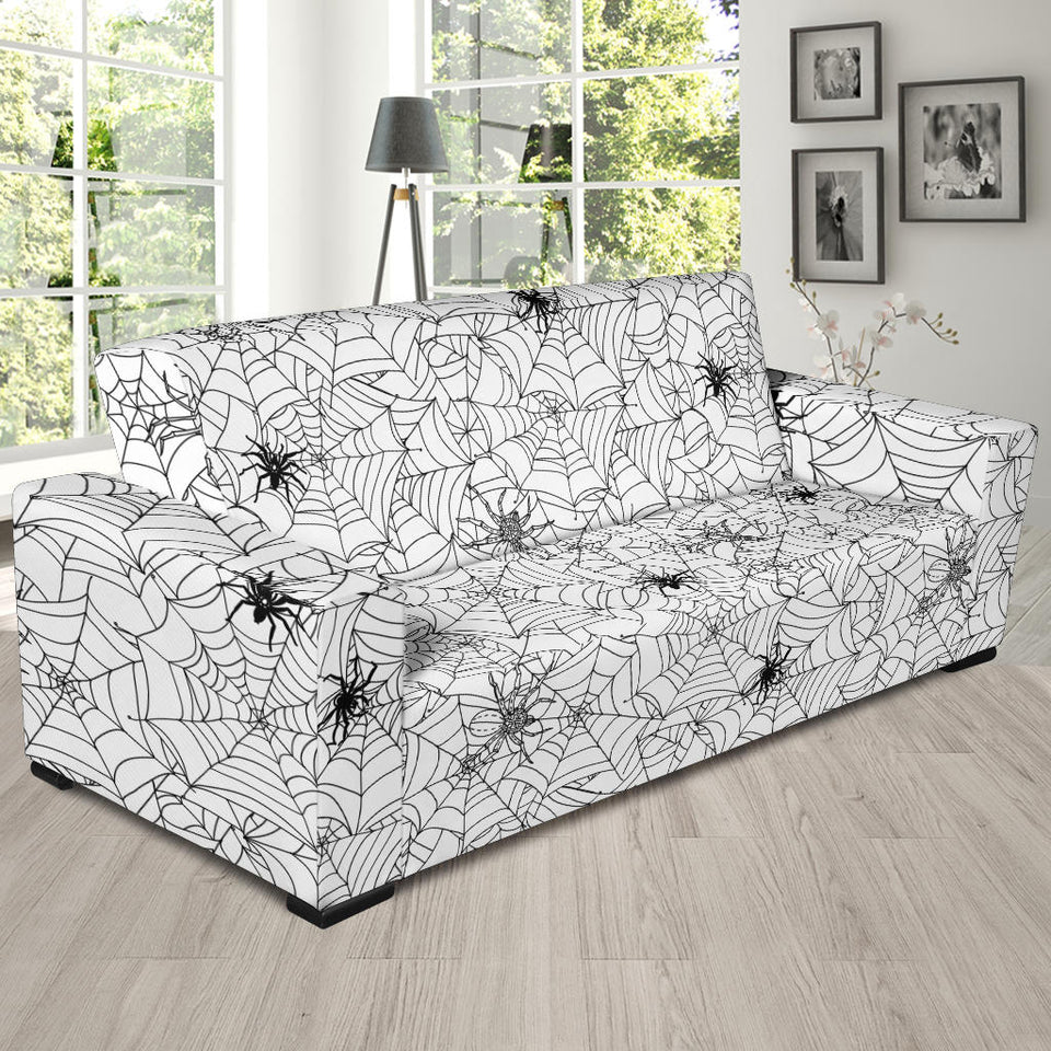 Spider Web Cobweb Pattern Sofa Slipcover