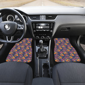 Goldfish Pattern Print Design 05 Front Car Mats
