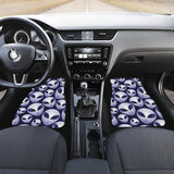 Alien Pattern Print Design 01 Front Car Mats