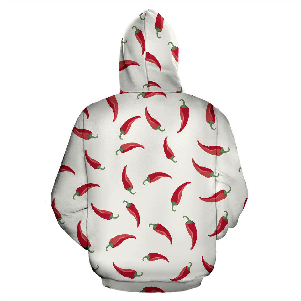 Chili Peppers Pattern Men Women Pullover Hoodie