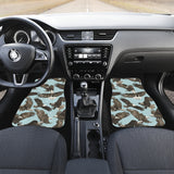 Eagle Pattern Print Design 01 Front and Back Car Mats