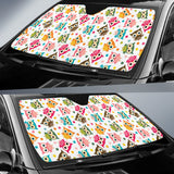 Color Cute Owl Pattern Car Sun Shade
