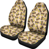 Hamburger Pattern Print Design 01 Universal Fit Car Seat Covers