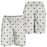 Dog Paws Pattern Print Design 03 Men Shorts