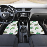 Chameleon Lizard Pattern Front And Back Car Mats