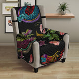Dragons flower pattern Chair Cover Protector