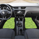 Slices Of Lime Pattern Front And Back Car Mats