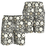 Gear Pattern Print Design 02 Men Shorts