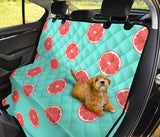 Grapefruit Green Background Dog Car Seat Covers