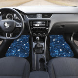Night Sky Star Pattern Front And Back Car Mats