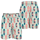 Surfboard Pattern Print Design 02 Men Shorts