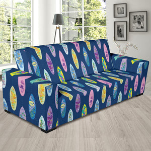 Surfboard Pattern Print Design 03  Sofa Slipcover
