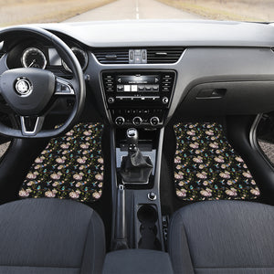 Hummingbird Pattern Print Design 03 Front Car Mats