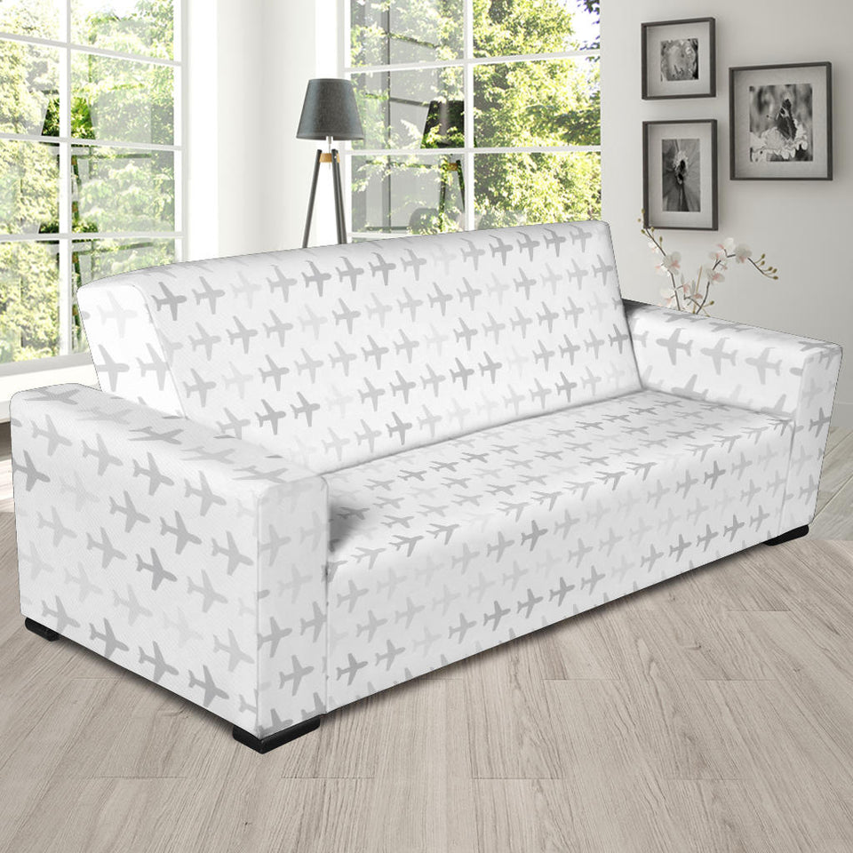 Airplane Print Pattern Sofa Slipcover