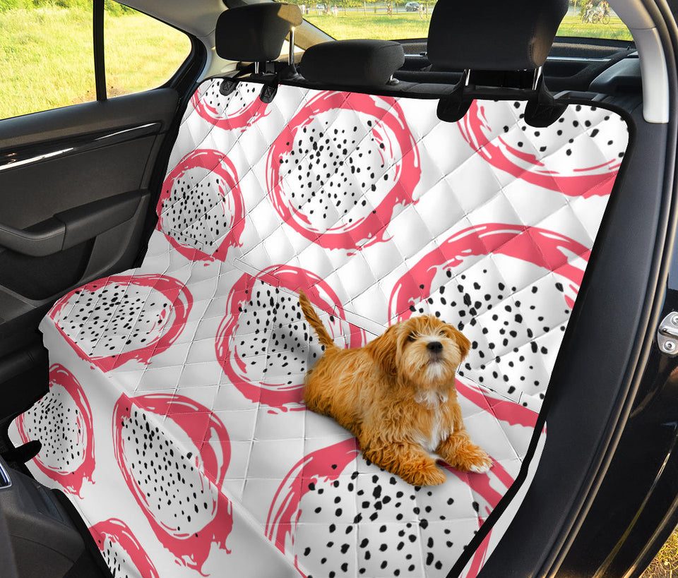 Hand Drawn Dragon Fruit Dog Car Seat Covers