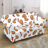 Peanuts Pattern Background Loveseat Couch Slipcover