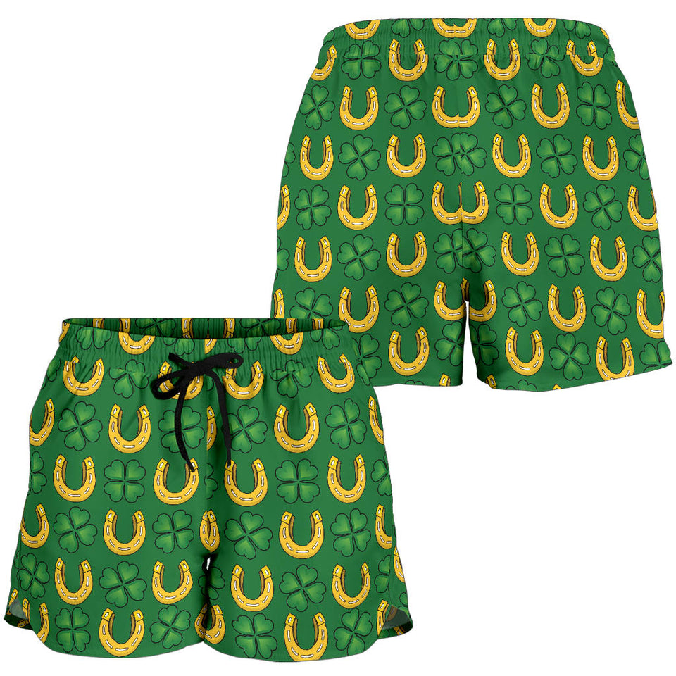 Horseshoes Pattern Print Design 05 Women Shorts