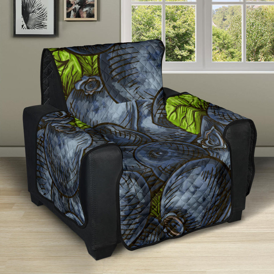 blueberry pattern Recliner Cover Protector