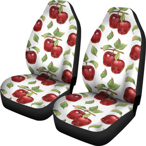 Red Apples Pattern  Universal Fit Car Seat Covers