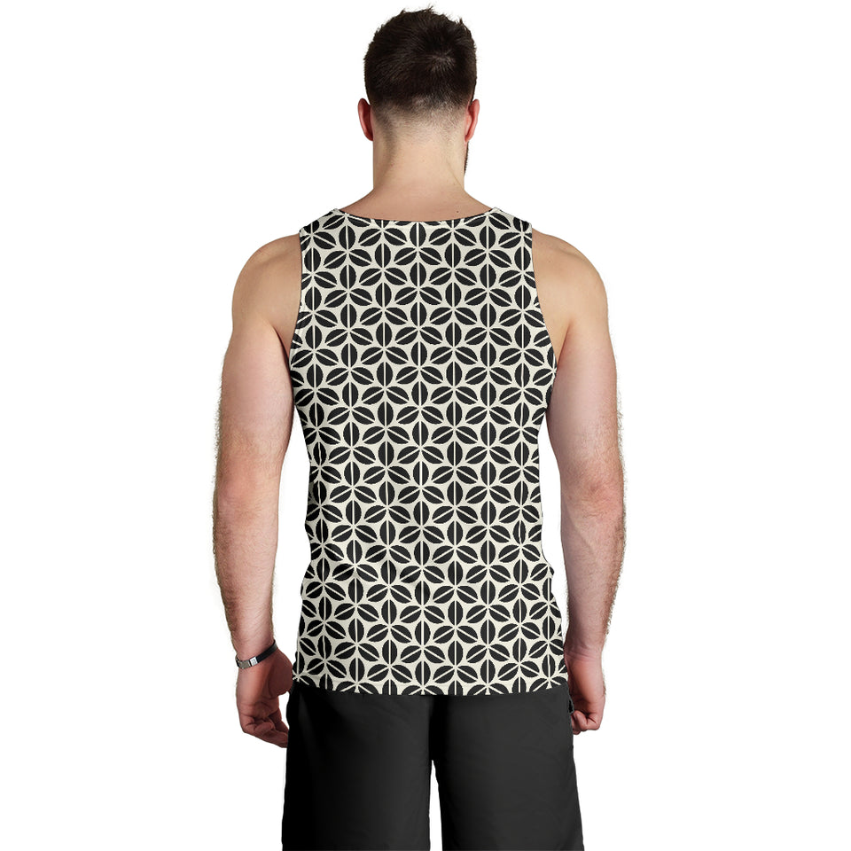 Coffee bean abstract modern pattern Men Tank Top