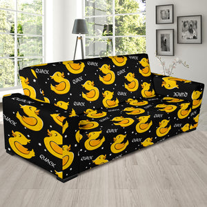 Duck Toy Pattern Print Design 05 Sofa Slipcover
