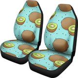 Kiwi Blue Background Universal Fit Car Seat Covers
