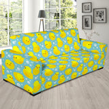 Duck Toy Pattern Print Design 03 Sofa Slipcover