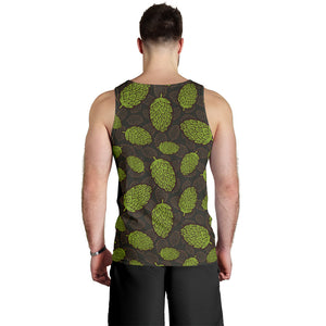 Hop pattern black background Men Tank Top