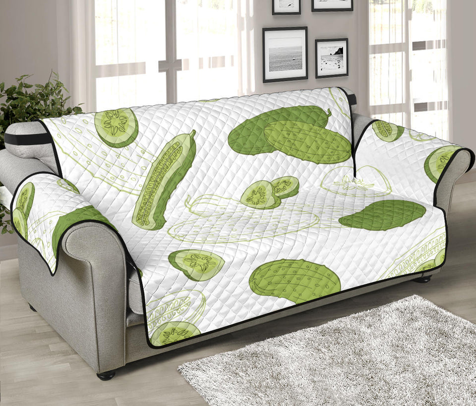 Cucumber sketch pattern Sofa Cover Protector