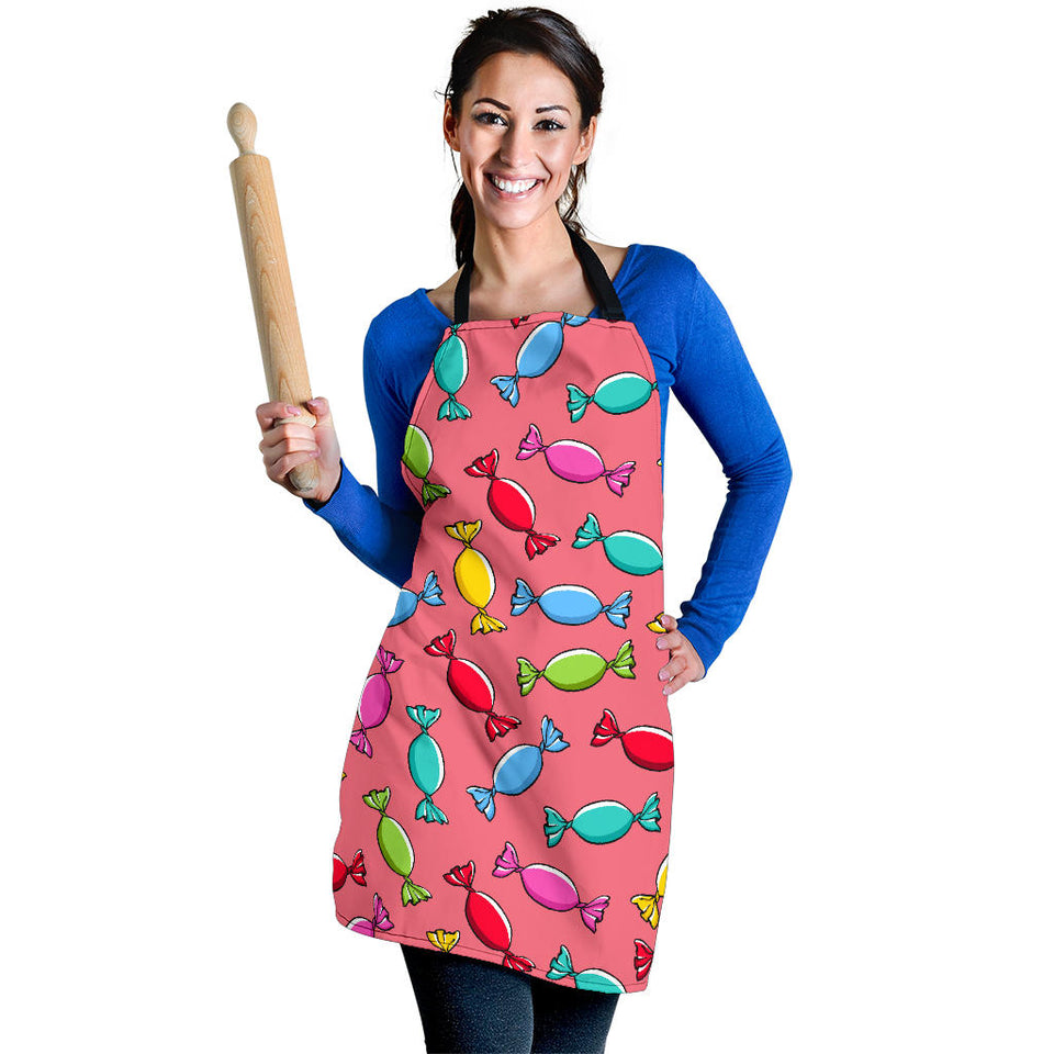 Colorful Wrapped Candy Pattern Adjustable Apron