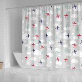 Airplane Cloud Grey Background  Shower