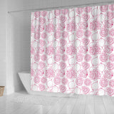 Sketch Guava Pattern Shower Curtain Fulfilled In US