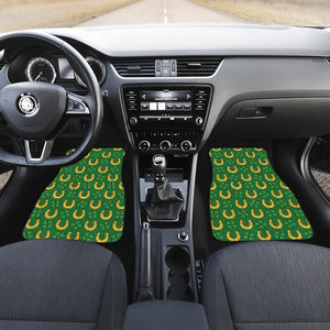 Horseshoes Pattern Print Design 05 Front and Back Car Mats