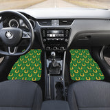 Horseshoes Pattern Print Design 05 Front and Back Car Mats
