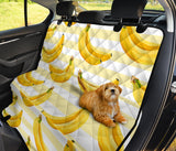 Banana Pattern Blackground Dog Car Seat Covers