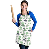 Chameleon Lizard Succulent Plant Pattern Adjustable Apron