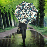 Japanese Wave Pattern Umbrella