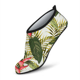 Heliconia Pattern Aqua Shoes