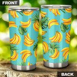 Banana Palm Leaves Pattern Background Tumbler